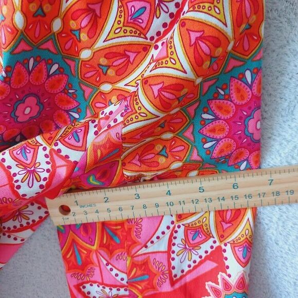 6 By Six Womans M Vibrant Mandala Print Boho Detailed Jacket - Picture 10 of 11